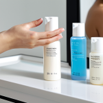 Skincare Routine Steps**

"Close-up of a Japanese woman's hands gently applying lotion to her face, demonstrating a skincare routine, with various skincare products (face wash, toner, serum, moisturizer, sunscreen) arranged neatly on a clean, minimalist vanity table in a bright, natural light setting, focus on skincare steps, professional, family-friendly, fully clothed, safe for work, appropriate content, perfect anatomy, correct proportions, natural pose, well-formed hands, proper finger count, natural body proportions, high quality."

**