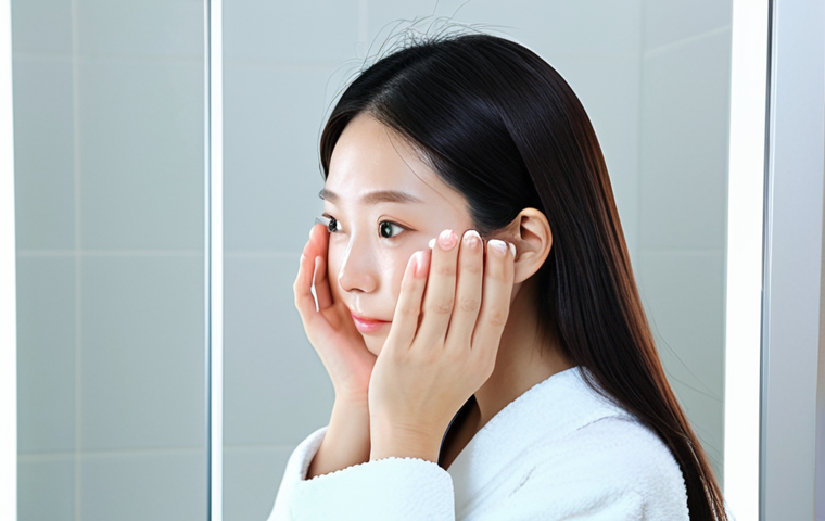 피부과 예약 꿀팁 - Doctor Consultation**

"A kind, professional female dermatologist in a clean, modern clinic examinin...