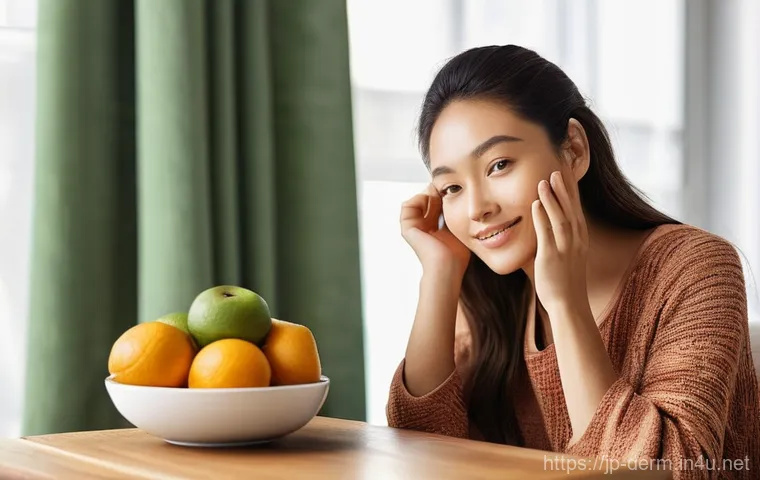 피부 혈관 제거 시술 - **Prompt:** A clean, brightly lit, and modern aesthetic clinic treatment room. A patient (a woman in...